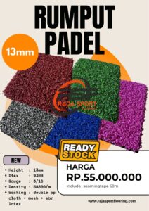 Karpet Rumput Lapangan Padel Berkualitas