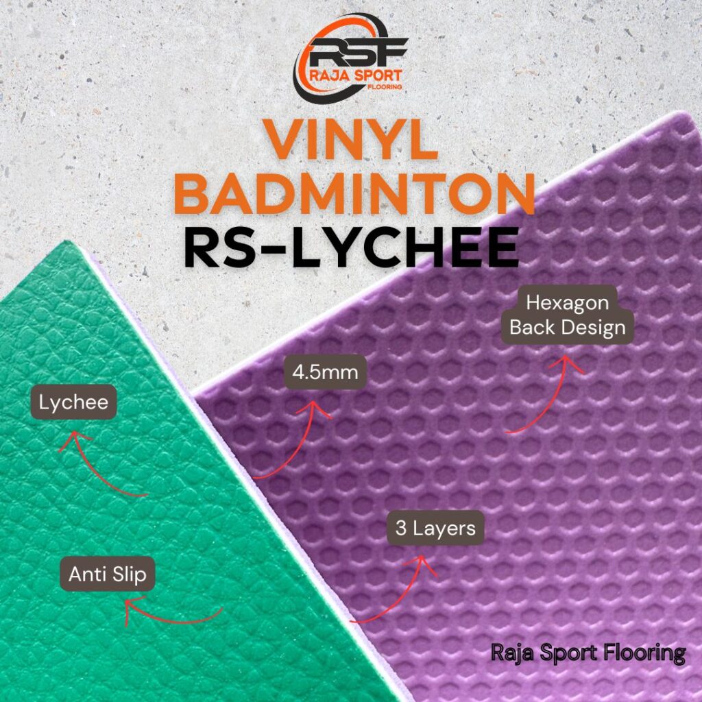 Karpet Badminton Lychee